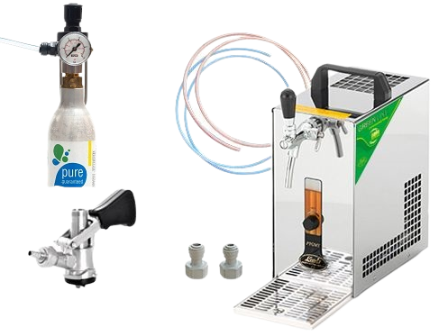 PYGMY 20/K GL S NARÁŽAČOM BAJONET + CO2 SODASTREAM + VZDUCHOVÝ KOMPRESOR