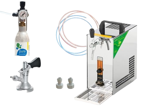 PYGMY 20/K GL S NARÁŽAČOM KOMBI + CO2 SODASTREAM + VZDUCHOVÝ KOMPRESOR